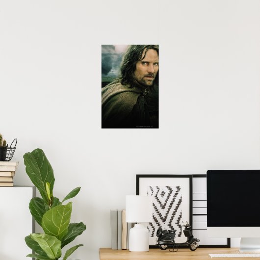 Poster Aragorn Gros plan (Bureau à domicile)