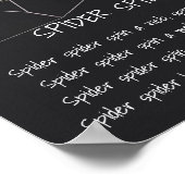 Poster Araignée (Coin)