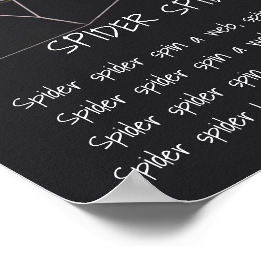 Poster Araignée (Coin)