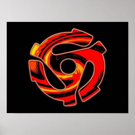 Poster Araignée à 45 tr/min (Devant)