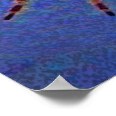 Poster Araignée à orbite colorée (Coin)