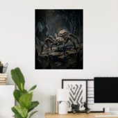 Poster Araignée de pierre Grotte oubliée (Bureau à domicile)