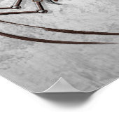 Poster Araignée de vapeur sur acier brut (Coin)