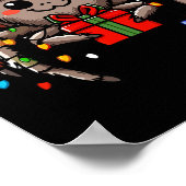 Poster Araignée portant le chapeau de Noël Noël Noël Noël (Coin)