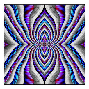 Poster Araignée psychédélique…