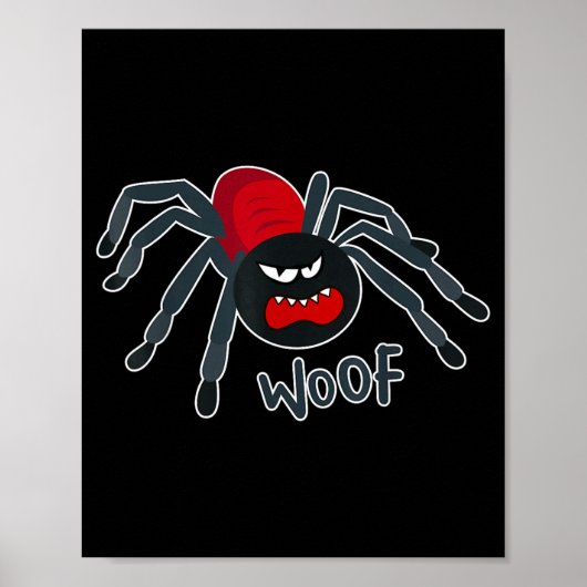 Poster Araignée qui aboie (Devant)