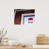 Poster araignée r.i.p. (Cuisine)
