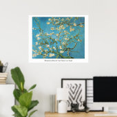 Poster Aramande en fleurs Vincent van Gogh (Bureau à domicile)
