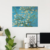 Poster Aramande en fleurs Vincent van Gogh (Bureau à domicile)
