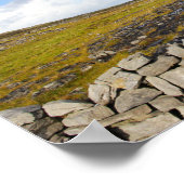 Poster Aran Island - Paysage rocheux 2 (Coin)