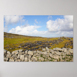 Poster Aran Island - Paysage rocheux 2