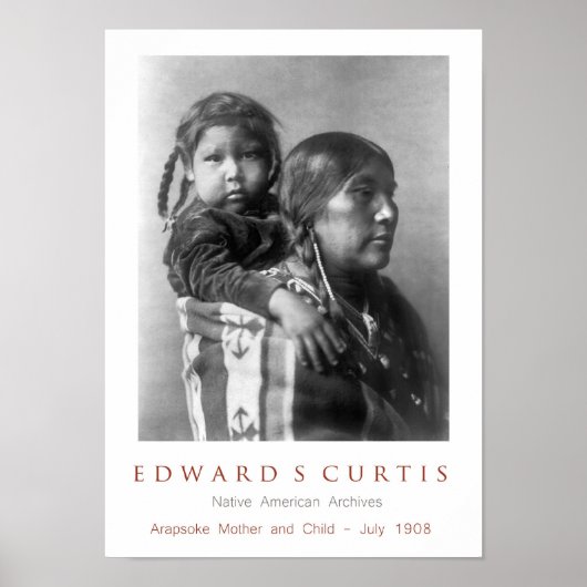 Poster Arapsoke Mère avec enfant (Devant)