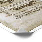 Poster Arbalète géante sur roues, Léonard de Vinci (Coin)