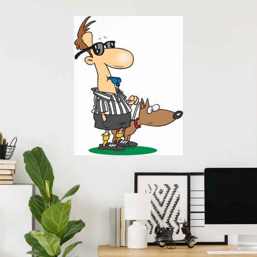 Poster Arbitre aveugle (Bureau à domicile)