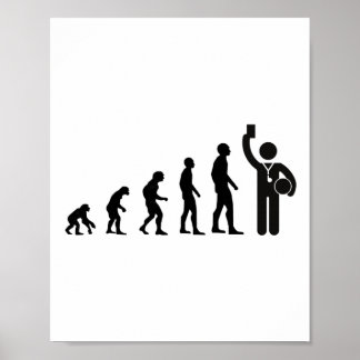 Poster Arbitre d'évolution Footll pour les hommes Idée de