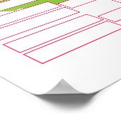 Poster Arborescence Brown (Coin)