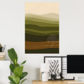 Poster Arborescence en ligne continue (Bureau à domicile)