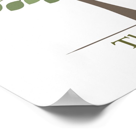 Poster Arborescence familiale (Coin)