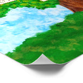 Poster Arborescence familiale Un enfant (Coin)