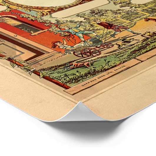 Poster Arborescence vintage (Coin)