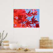 Poster Arboriste Fiery Couleur d'automne : Feuilles d'éra (Cuisine)