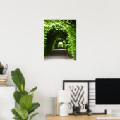 Poster Arbour de jardin botanique ombragé (Bureau à domicile)