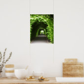 Poster Arbour de jardin botanique ombragé (Cuisine)