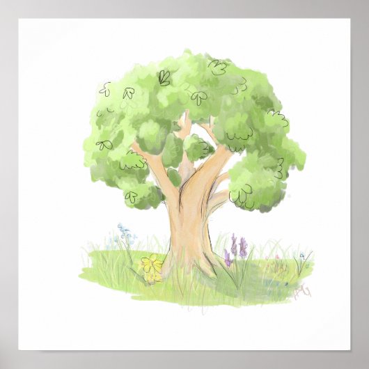 Poster Arbre (Devant)