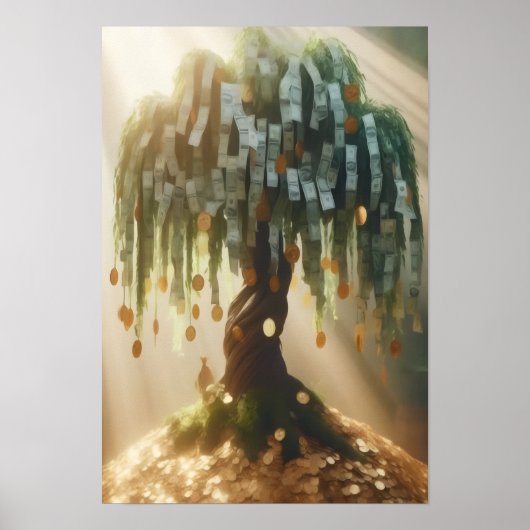 Poster Arbre à Argent (Devant)