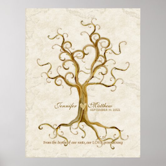 Poster Arbre à billes Racines pouce antique Pouce Récepti (Devant)