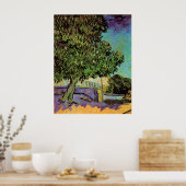 Poster Arbre à châtaignes en fleurs par Vincent van Gogh (Cuisine)