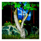 Poster Arbre à châtaignier (Devant)