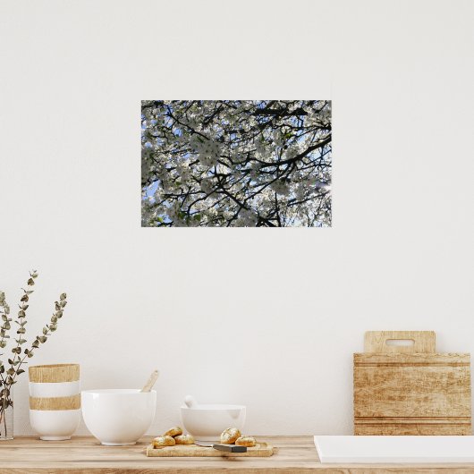 Poster Arbre à fleurs (Cuisine)