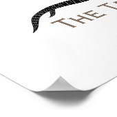 Poster Arbre à imprimer du doigt de réunion familiale (Coin)