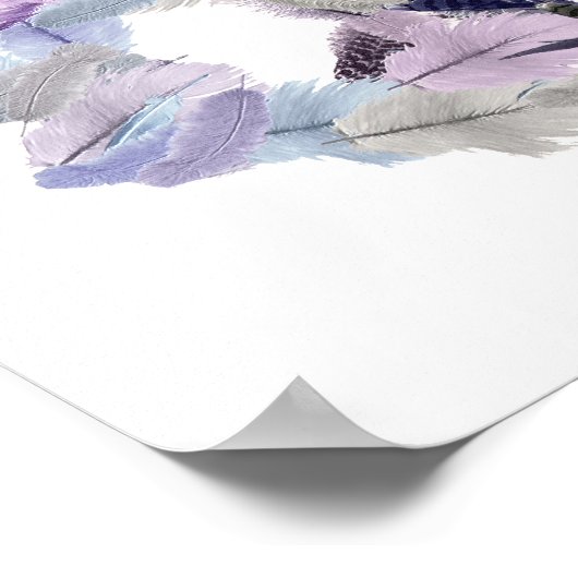 Poster Arbre à plumes (Coin)