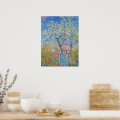 Poster Arbre à poires en fleurs - Claude Monet (Cuisine)