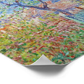 Poster Arbre à poires en fleurs - Claude Monet (Coin)