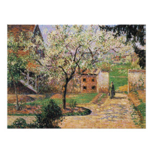 Poster Arbre à prune, Eragny Camille Pissarro