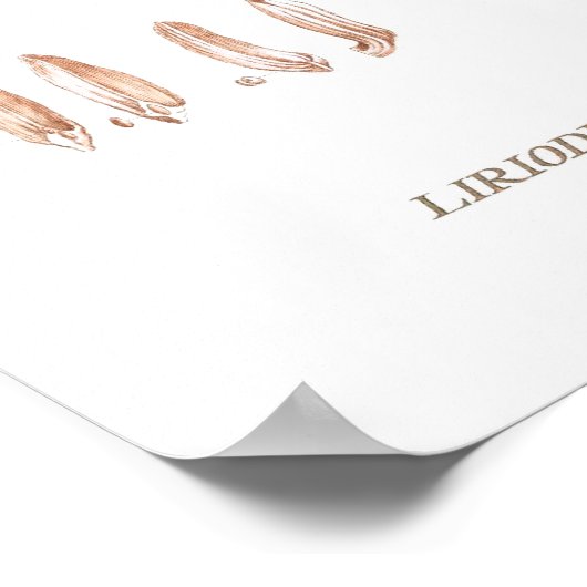 Poster Arbre à tulipes (Coin)