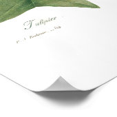 Poster Arbre à tulipes (Coin)