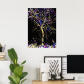 Poster Arbre Abstrait Moderne (Bureau à domicile)