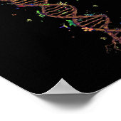 Poster Arbre Adn Génétique Funky Jour des terres Plante U (Coin)