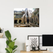 Poster Arbre Angkor (Bureau à domicile)