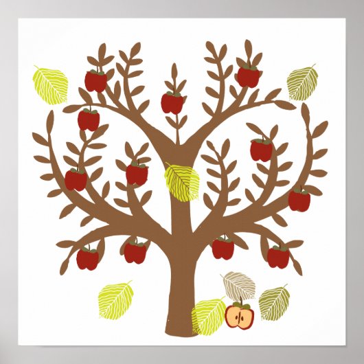 Poster Arbre Apple (Devant)
