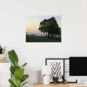 Poster Arbre au lever du soleil (Bureau à domicile)