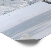 Poster Arbre bissé à la neige (Coin)