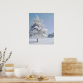 Poster Arbre bissé à la neige (Cuisine)