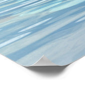 Poster Arbre bleu cristal (Coin)