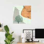 Poster Arbre Boho (Bureau à domicile)