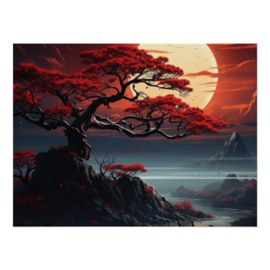 Poster Arbre bonsaï (Devant)